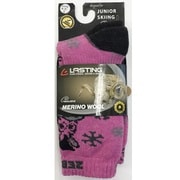 LASTING_メリノウールソックス WJS 489_PNKS S（22-24）サイズ [アウトドア ソックス]