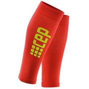 WOMEN ULTRALIGHT CALF SLEEVES WS45MD RED/GREEN IIサイズ [コンディショニングウェア]