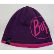 KNITTED & POLAR HAT BUFF 111000 622_LOGO PLUM [アウトドア ニット帽]