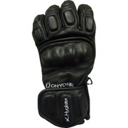 LEATHER PAD GLOVE ONA98800 009 BLACK Oサイズ [スキーグローブ]