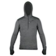 MEN F8 MERINO 8K HOODED P/O HC8463 103_BLACK/BLACK Sサイズ [アウトドア アンダーウェア メンズ]