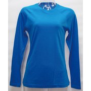 WsラグランロングTシャツ H-334 ブルー Mサイズ [アウトドア カットソー レディース]