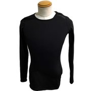 WMN MEC CREWNECK TOP HC9908 101 BLACK Sサイズ [アウトドア アンダーウェア レディース]