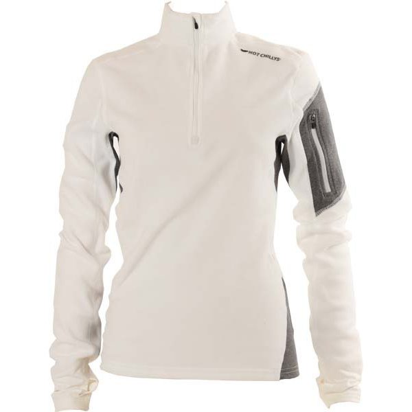 WMN LAMONT ZIP-T HC4032 879_WHITE/GRANITE Lサイズ [アウトドア アンダーウェア]