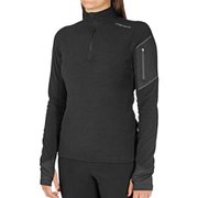 WMN LAMONT ZIP-T HC4032 103_BLACK/BLACK Mサイズ [アウトドア アンダーウェア レディース]