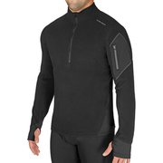 MEN LAMONT ZIP-T HC4033 103_BLACK/BLACK Mサイズ [アウトドア アンダーウェア メンズ]