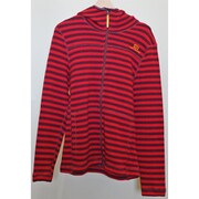 M Argentire Hood 14115026 Simple Red Stripe Sサイズ [アウトドア フリース メンズ]