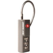 TSAトラベルロック コンボケーブル ST85072 グレー [トラベル用品 ダイヤルロック南京錠]