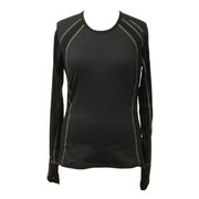 WMN F8 MERINO 8K CREW HC8452 538_SOLID BLACK XSサイズ [アウトドア アンダーウェア]