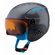 CARAT VISOR A9083235 グレイ/ブルー 51-55cm [スキーヘルメット]