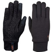 ウォータープルーフスティッキーパワーライナーグローブ タッチ 22SWPG-T ブラック Lサイズ [アウトドア グローブ]