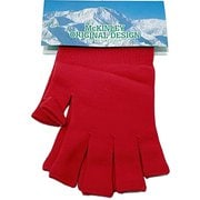 マッキンレー インナーグローブ ショート JN レッド [アウトドア インナーグローブ]
