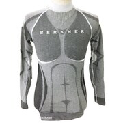 BERKNER_POWER WOOL Womens T-SHIRT LONG SLEEVE POLSW99100 グレー S-Mサイズ [アンダー・タイツ]
