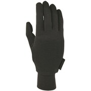 シルクライナーグローブ 21SLG ブラック(BK) Sサイズ [アウトドア インナーグローブ]
