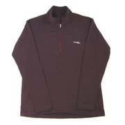 メンズライトロングジップシャツ F 75 ワイン Mサイズ [アウトドア カットソー メンズ]