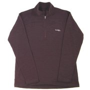 メンズライトロングジップシャツ F 75 ワイン LLサイズ [アウトドア カットソー メンズ]