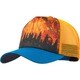 TRUCKER CAP 117244.335.10.00 LAKE REFLEX DARK BROWN [アウトドア キャップ]
