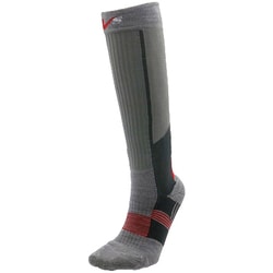V2-SW103 スキンウール・タビ型 薄手・ロング丈 グレー Lサイズ(26-28cm) [スキーソックス ユニセックス]