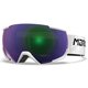 16：10＋OTG 16830200043 WHITE/GREEN PLASMA MIRROR [スキーゴーグル 眼鏡対応]