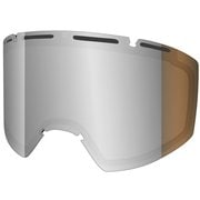 LENS DOUBLE AMAZIFY DLEAMAFD18 PLATINUM REF CARAMEL [スキーゴーグル スペアレンズ]