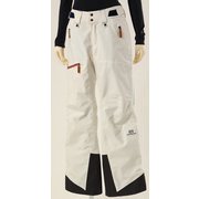 W Highway Pant 17122026 Powder White Sサイズ [スキーウェア パンツ レディース]