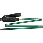 Trail Blaze 942518 GREEN 120cm 2本セット [トレッキングポール 形状I型 折りたたみ式]