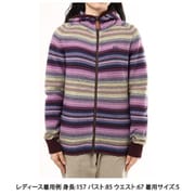W Montange Hood L Aubergine [スキー ミドルウェア レディース]