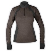 WMN F8 MERINO 8K ZIP-T HC8454 103_BLACK/BLACK XLサイズ [アウトドア アンダーウェア レディース]