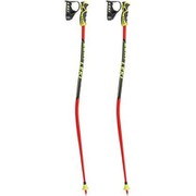 WC LITE GS 63.6.389.0115 LEKI ネオンレッド/ブラック 115cm 2本セット [スキーストック レーシング]