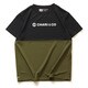 170405S01 BLACK/OLIVEMBI-TONE_NISH_LOGO_ M BLACK/OLIVE [ランニングシャツ]