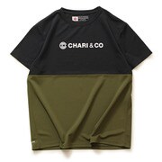 170405S01 BLACK/OLIVELBI-TONE_NISH_LOGO_ L BLACK/OLIVE [ランニングシャツ]
