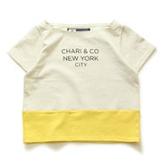 170405S07 YELLOWSCROPPED_BI-TONE_TEE S YELLOW [ランニングシャツ]