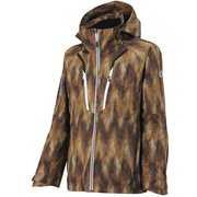PRINT OUTER JACKET 3S 179PS ST-BROWN [スキーウェア ジャケット]