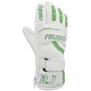 RJ LOBSTER REU16LJ ホワイト/ライム 4インチ [スキー グローブ]