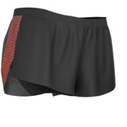 SHRUNR-99-1S BLACKSRacing Split Short M S BLACK [ランニングパンツ]