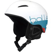 B-STYLE AA31697 Matte White Blue Mサイズ（54-58cm） [スキーヘルメット]