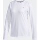 91 WテイバンロゴワンポイントL/STシャ FTF35 DV2249 WHT J/Sサイズ [ランニングシャツ レディース]