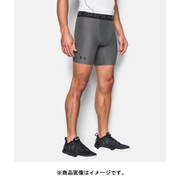 UA HG ARMOUR 2.0 COMP SHORT 1343038 CBH/BLK MDサイズ [コンディショニングウェア メンズ]