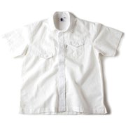GSS-25 WHITEMHEMP CAMP SHIRT M WHITE [アウトドア シャツ]
