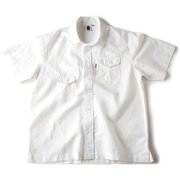 HEMP CAMP SHIRT GSS-25 WHITE XLサイズ [アウトドア シャツ メンズ]
