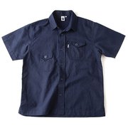 GSS-25 NAVYMHEMP CAMP SHIRT M NAVY [アウトドア シャツ]
