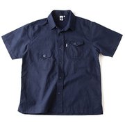 GSS-25 NAVYLHEMP CAMP SHIRT L NAVY [アウトドア シャツ]