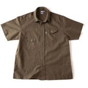 GSS-25 OLIVEXLHEMP CAMP SHIRT XL OLIVE [アウトドア シャツ]