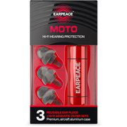 EarPeace M モータースポーツ用 Smoke Plugs/Red Case