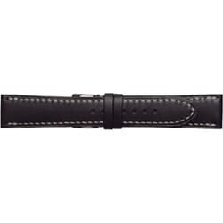 EBH-A 18mm-16mm ブッテーロ ブラック [時計バンド]