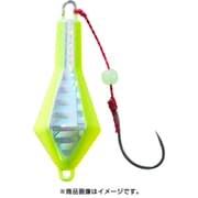 穴釣り専科 ジカブラSS 4号 イエローチャートホロ