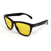 ORIGINAL Dark Brown Tortoise × Clear Yellow (Night Ride) vidg00143 [サングラス カラーレンズ]