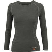 レディスロングスリーブ（中厚） ODJ89506 BLACK（009） Oサイズ [アウトドア アンダーウェア レディース]