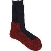 2×1リブソコパイルモクトレッキング 32918 AT_ネイビー Sサイズ(22-24cm) [アウトドア ソックス レディース]