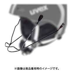 5690072104UVEX ブラック(メタル)oneチンガード hlmt one ブラック(メタル) [ヘルメット用 チンガード]